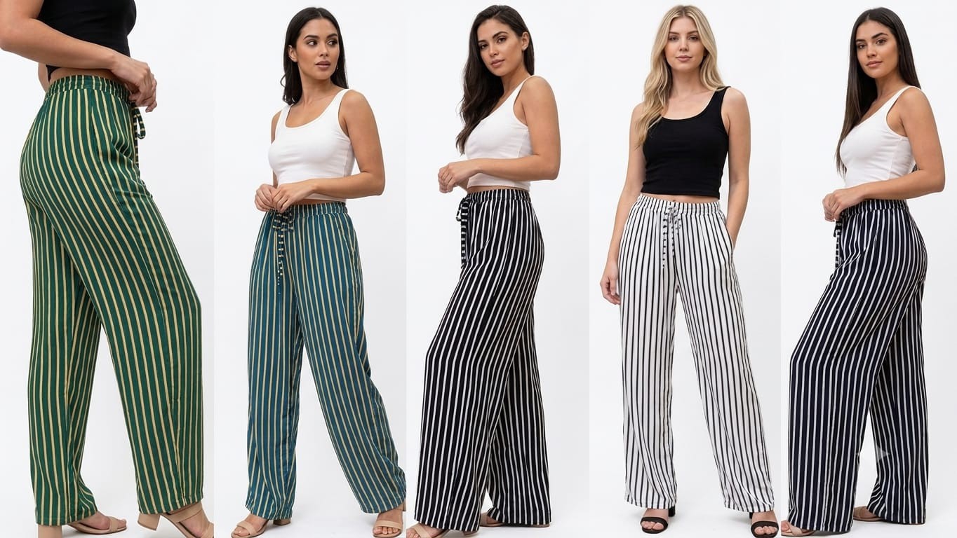 Pantalón Rayado con 4 Bolsillos 1089 - Imagen 3