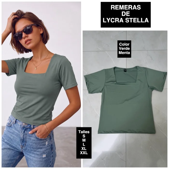 Remeras de Licra Stella