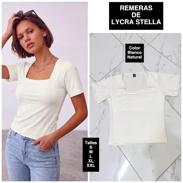 Remeras de Licra Stella