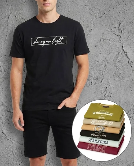 Remera Estampada Jean Cartier P/ Algodón