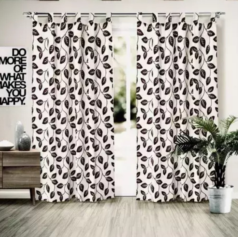 Cortina Tropical Mecánico Estampado Largo - Imagen 2