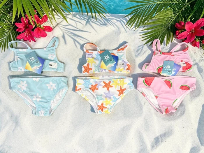 Bikini Uv Nena Estampada Big Bay T.(2-4-6-8 Años) Art.41-1 (en Bolsa Ziploc)