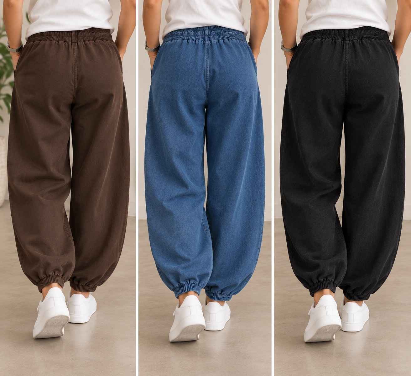 Babucha Jeans/gabardina - Imagen 2