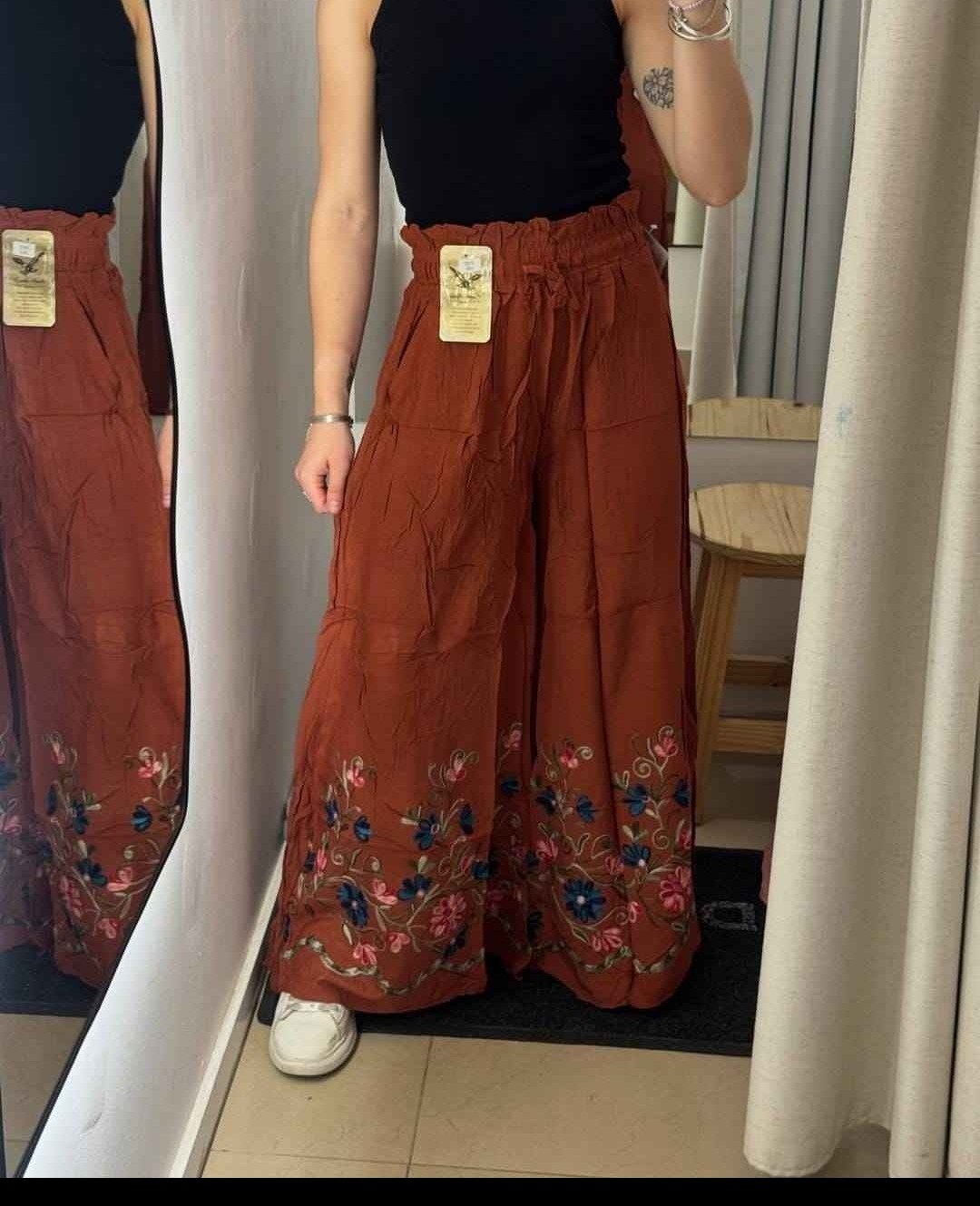 Palazo Maxi Bordado - Imagen 2