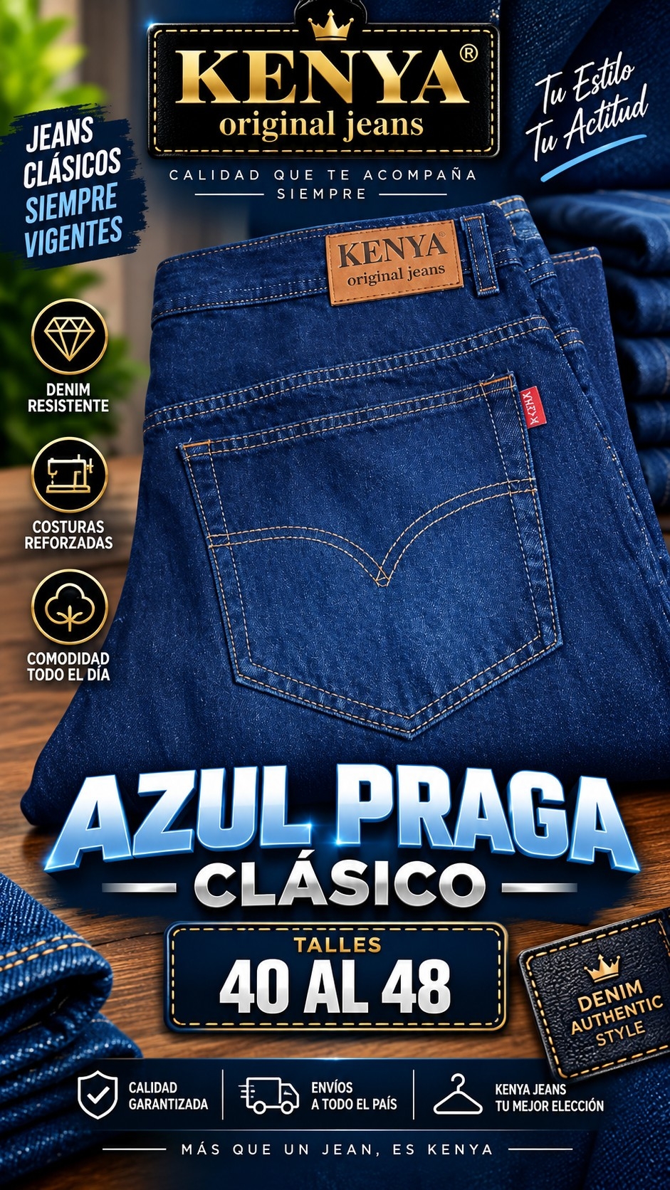 Jeans Clásico de Hombre - Imagen 2