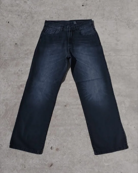 Semi Baggy Negro Lavado