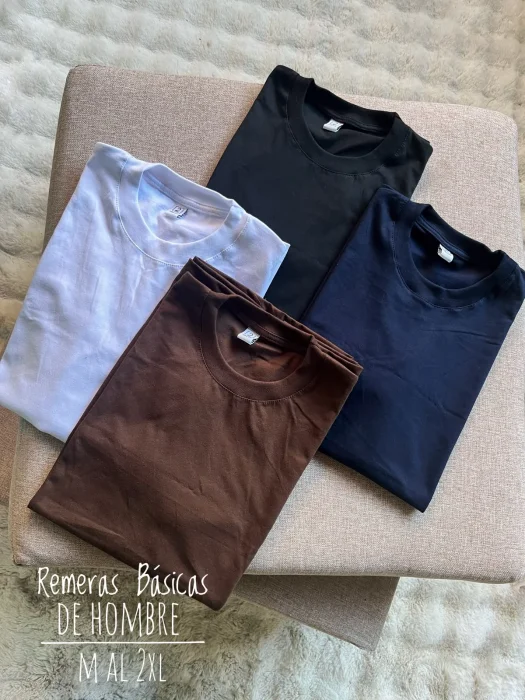 Remeras Básicas Algodón Peinado