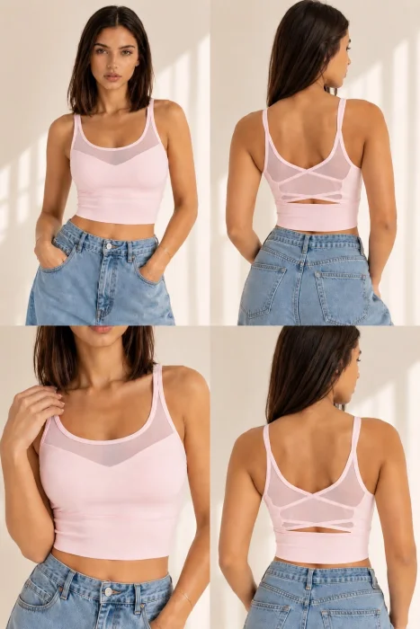 Tops con Tul Adelante y Atrás