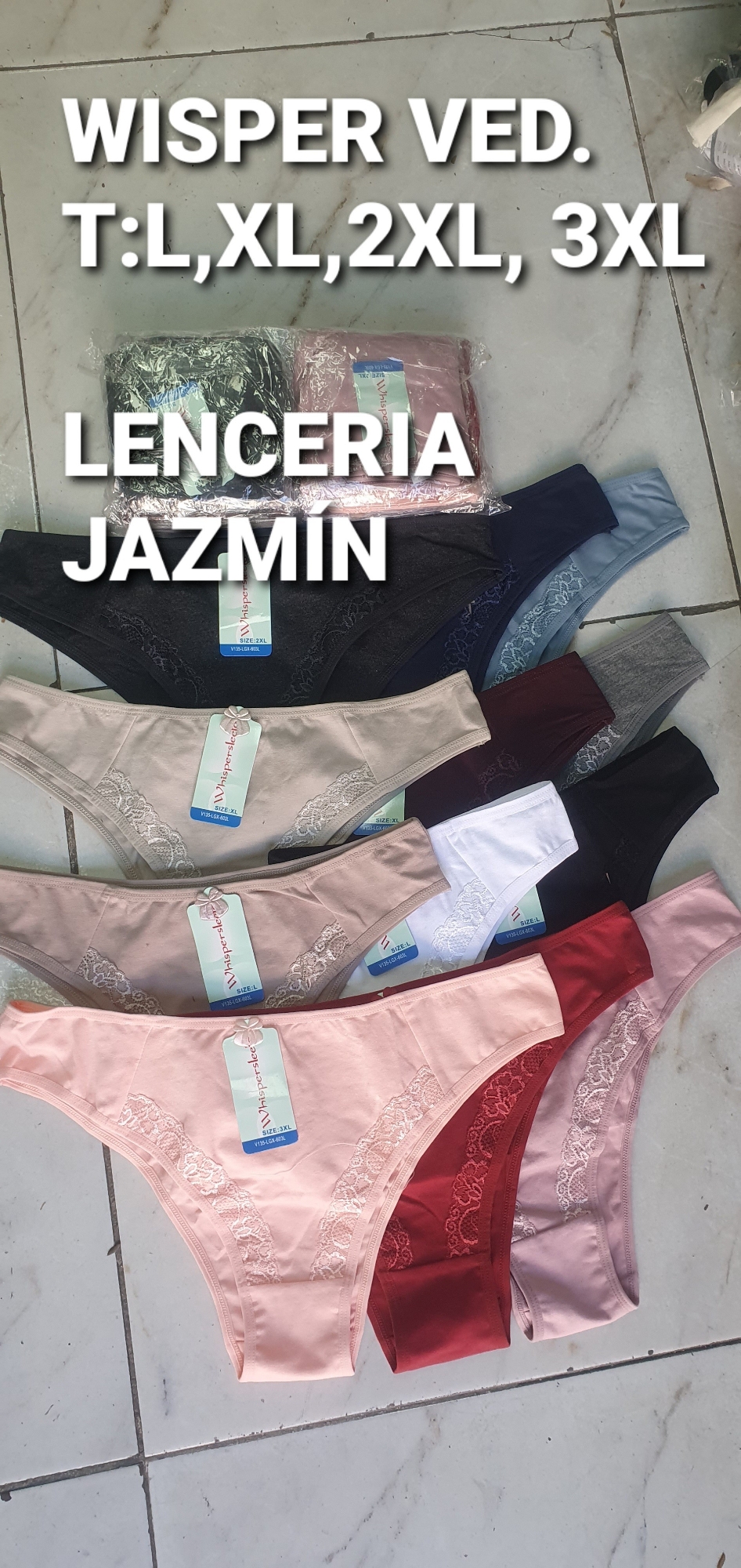 Wisper Vedetina Algodón Talles Especial  L,xl,2xl, 3xl - Imagen 2