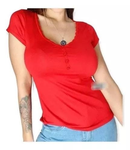 Remera con Puntilla - Imagen 2