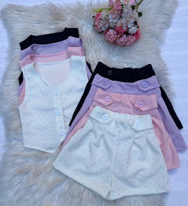 Conjunto Cami Tela Scuba Nena