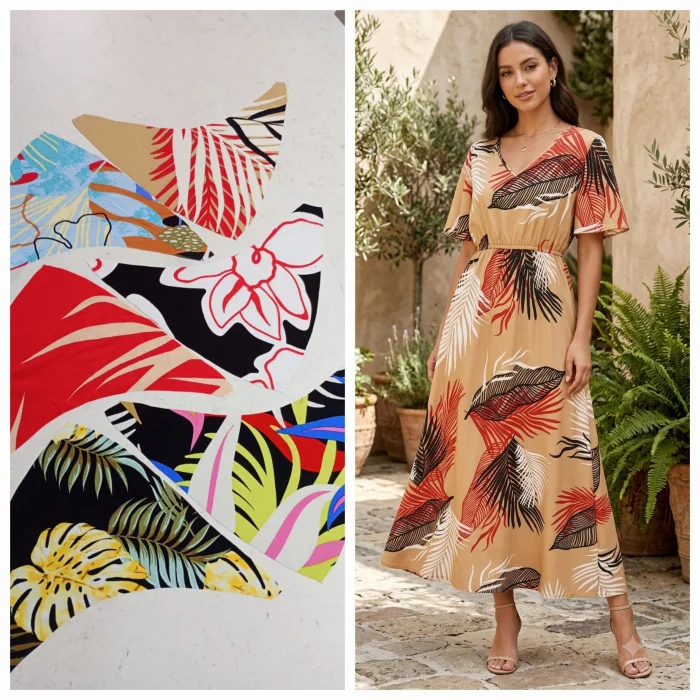 Vestido de Fibrana Poplin