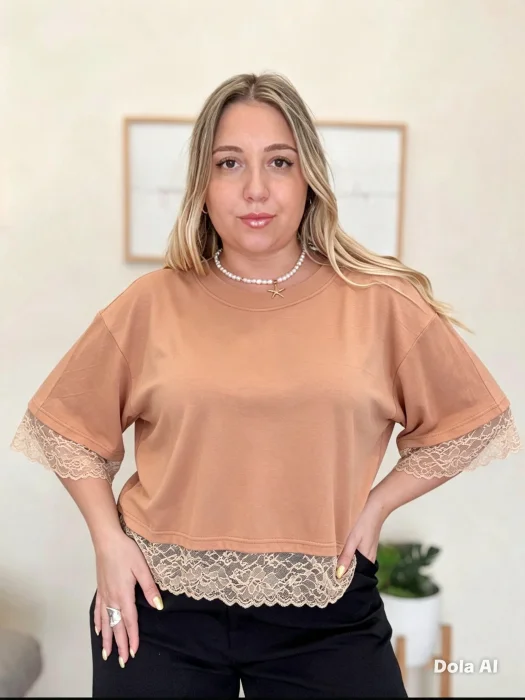 Remeras con Puntilla