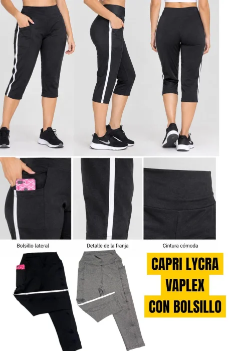 Capris con Bolsillos  en Vaplex