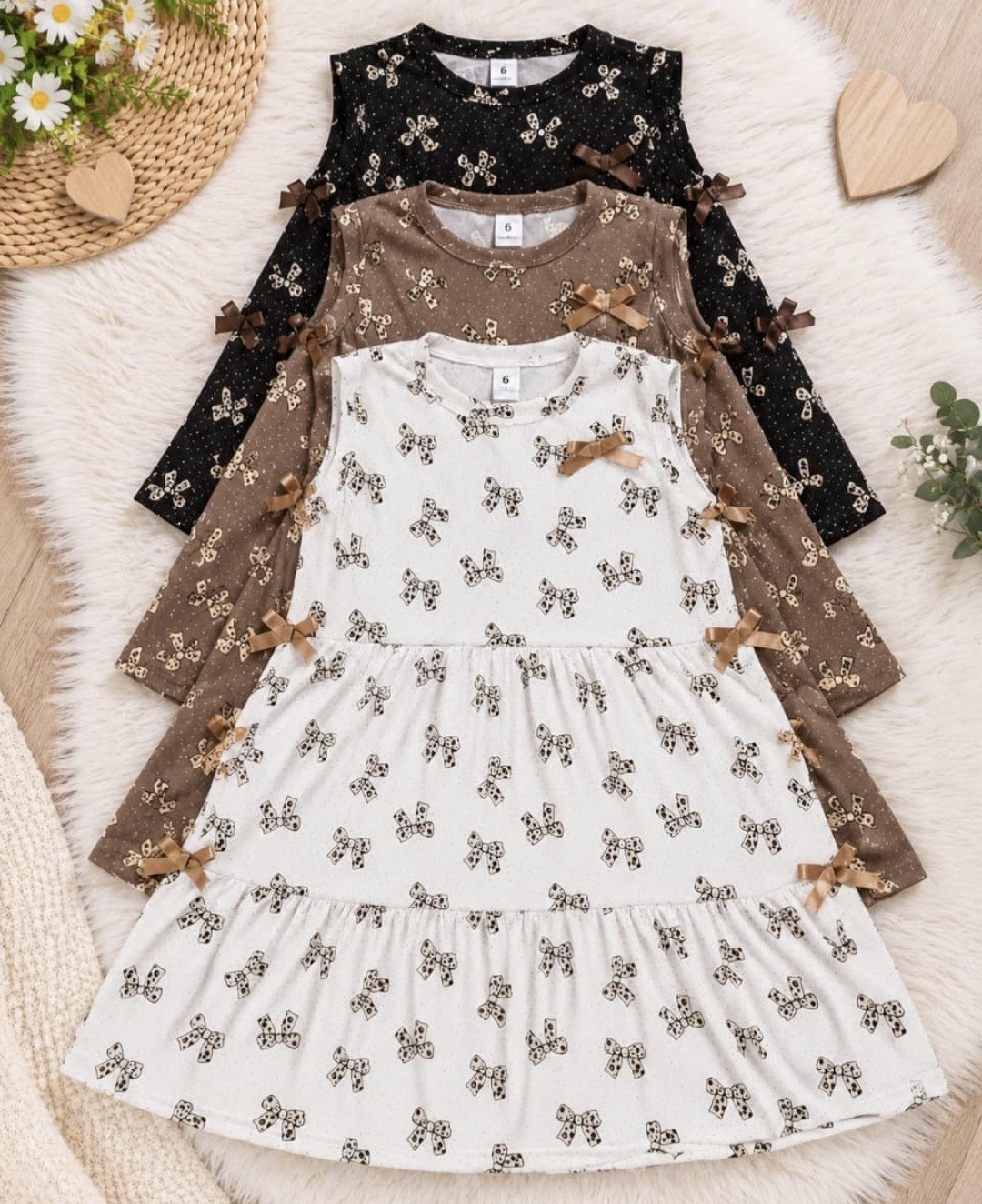Vestido Moño con Brillo Nena - Imagen 2