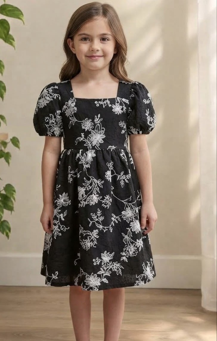 Vestido Cey Puff Bordado - Imagen 6