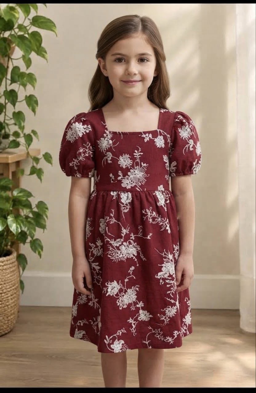 Vestido Cey Puff Bordado - Imagen 4