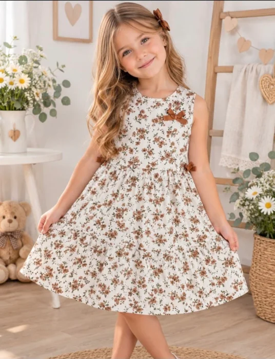 Vestido Morly con Moño Nena