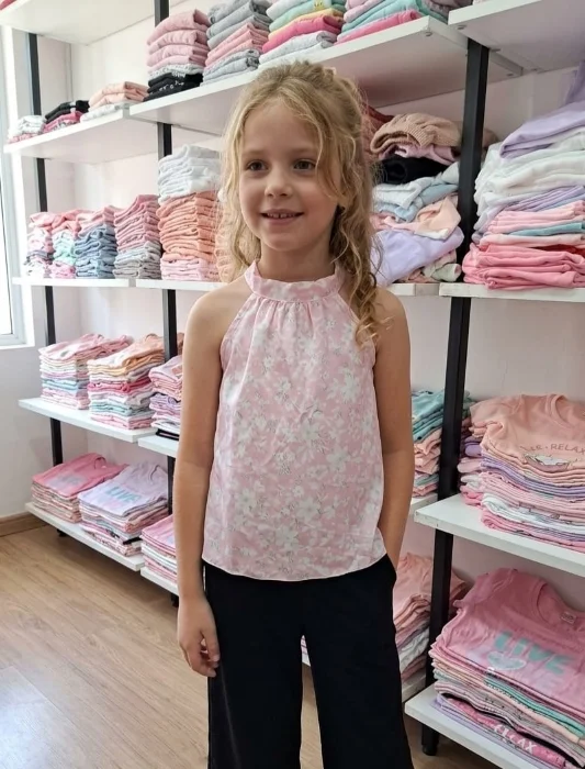 Blusa Poplin con Glitter
