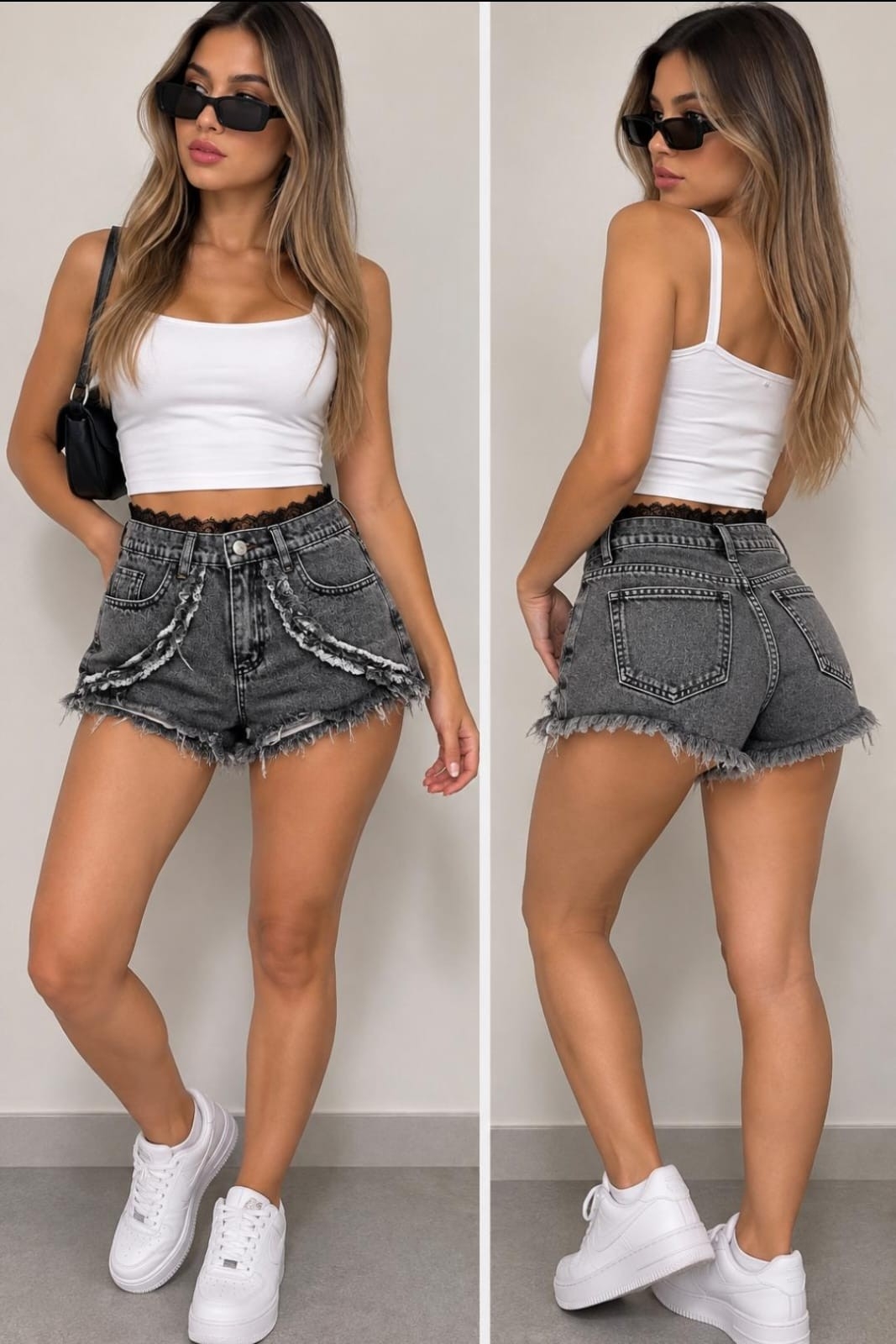 Shorts Playero con Puntilla - Imagen 2