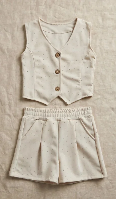 Conjunto Sastrero Short Strass