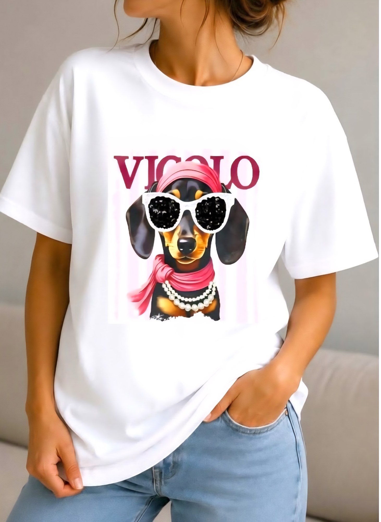 Remera Oversize de Dama Abarca Talle 6 Único Talle en Modal.sof - Imagen 3