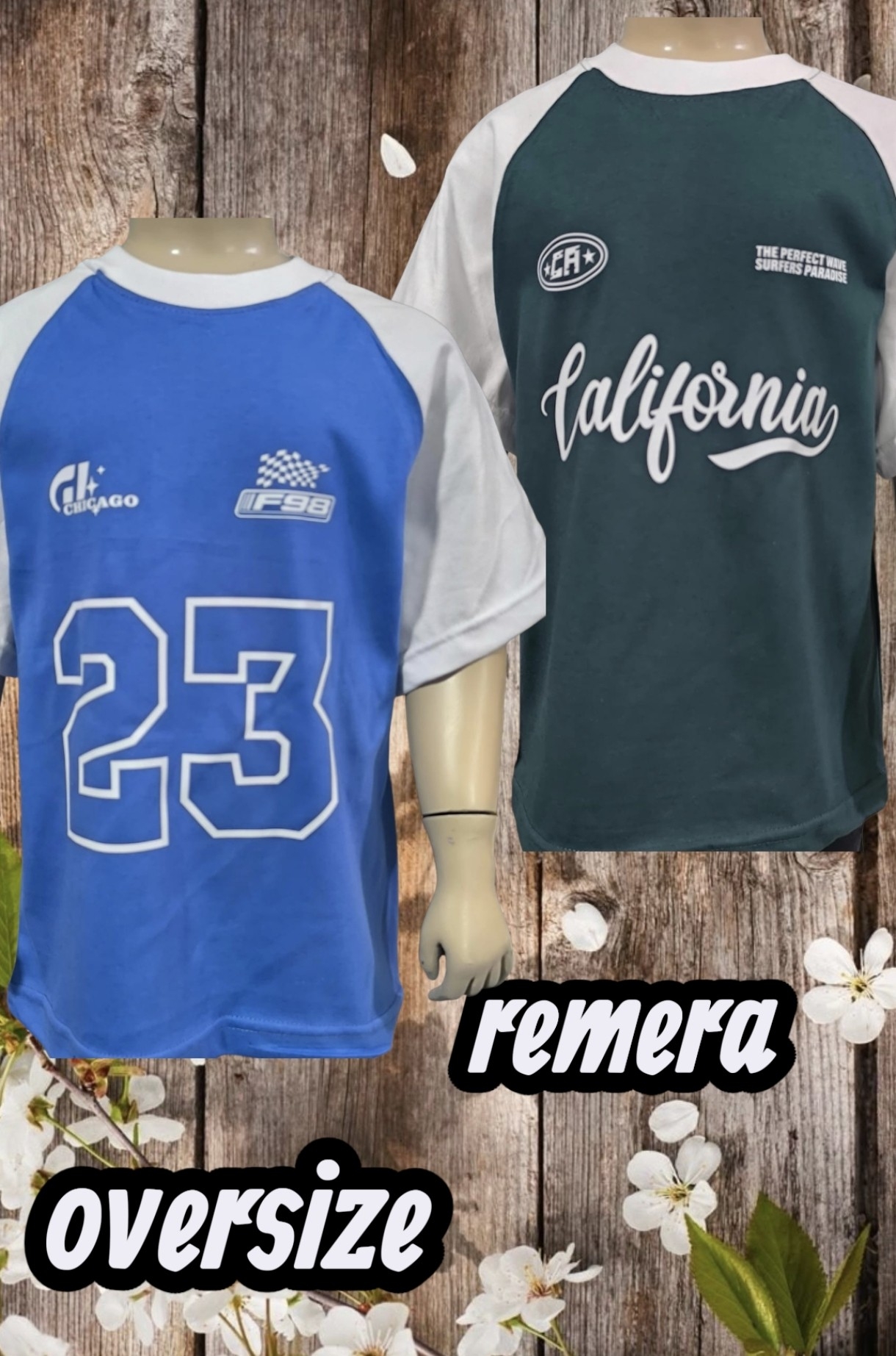 Remera Over Combinado - Imagen 2