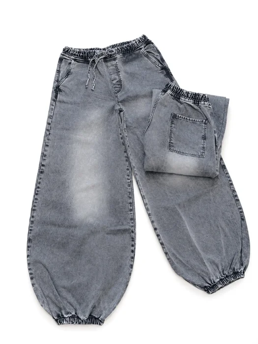 Pantalon Balloon Gris Nevado Denim