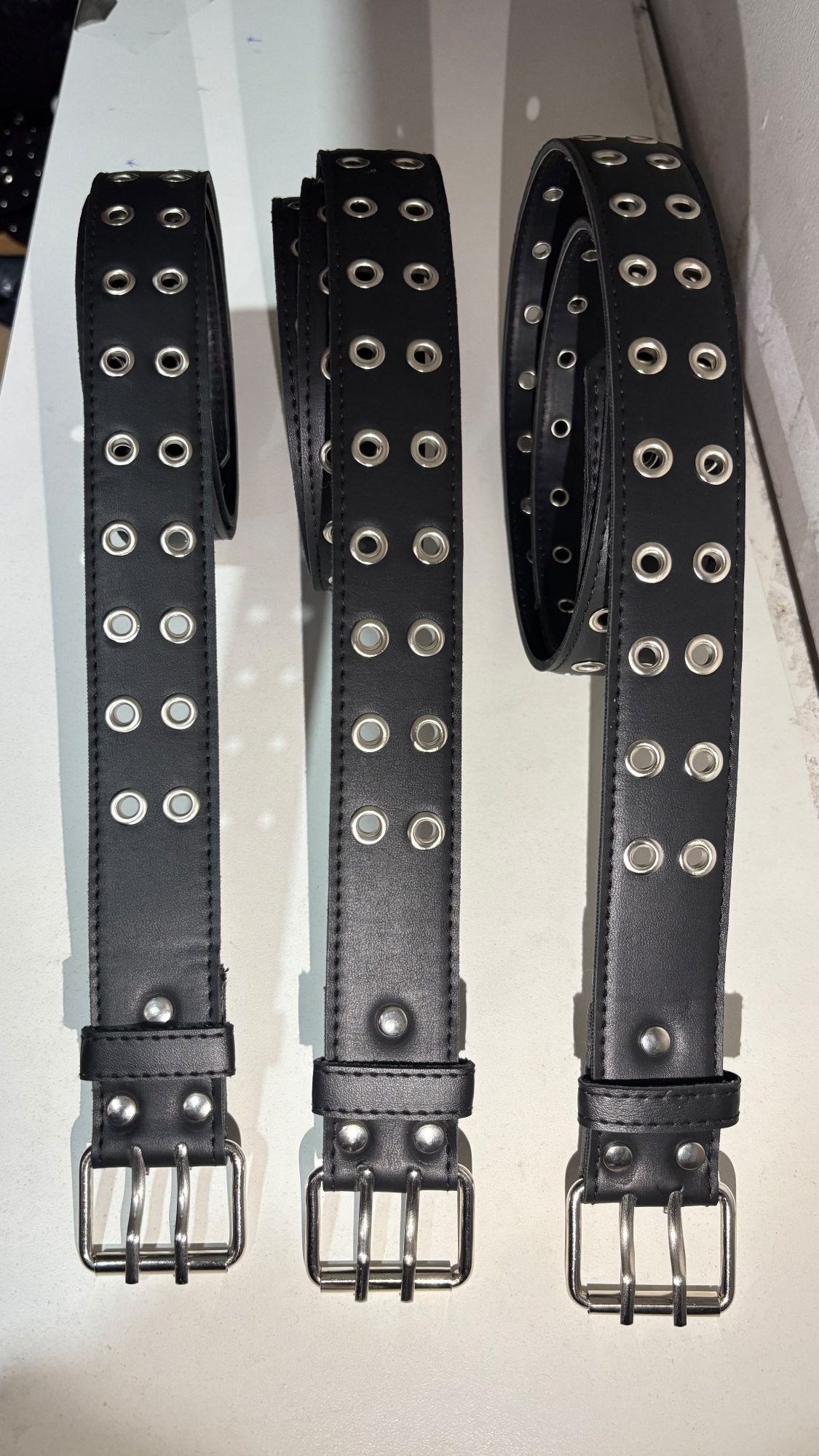 Cintos Doble Ojalillos con Tachas - Imagen 3