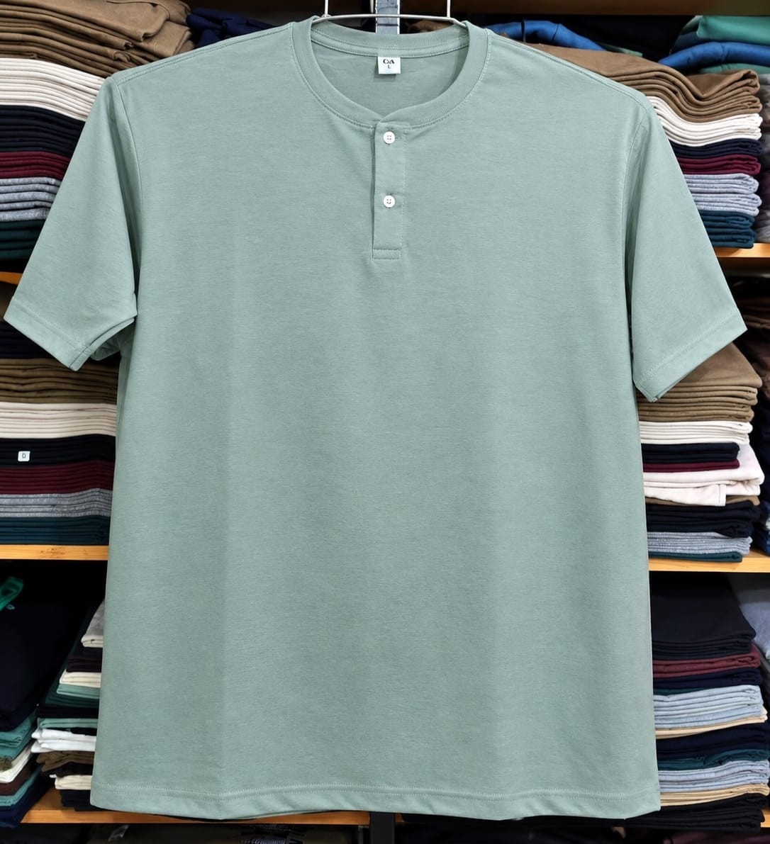 Remera con Botón, Talle Especial - Imagen 3