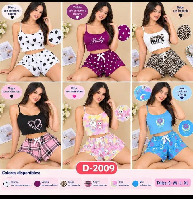Pijamas 2 Piezas