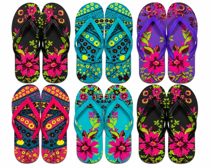 Ojota Surf Dama 3d Glitter