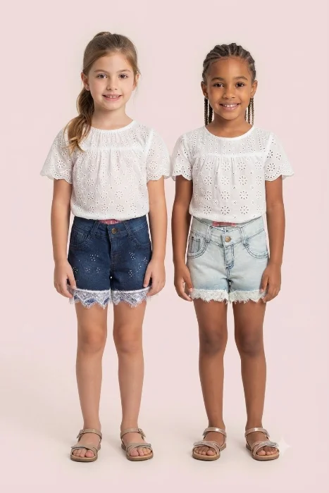 Shorts con Puntilla