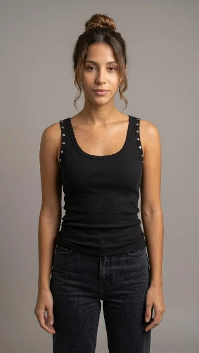 Musculosa Viscosa con Lycra