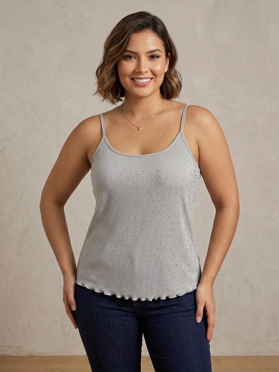 Musculosa Strass con Bretel - Imagen 2