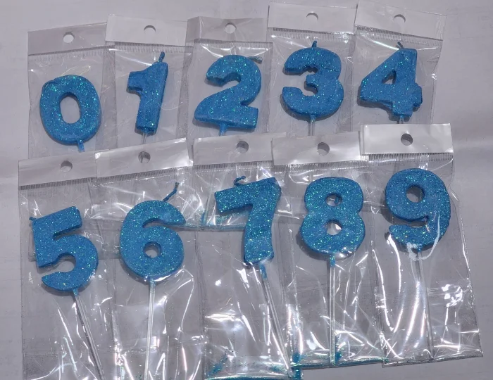 Velas Gibre de Numeros