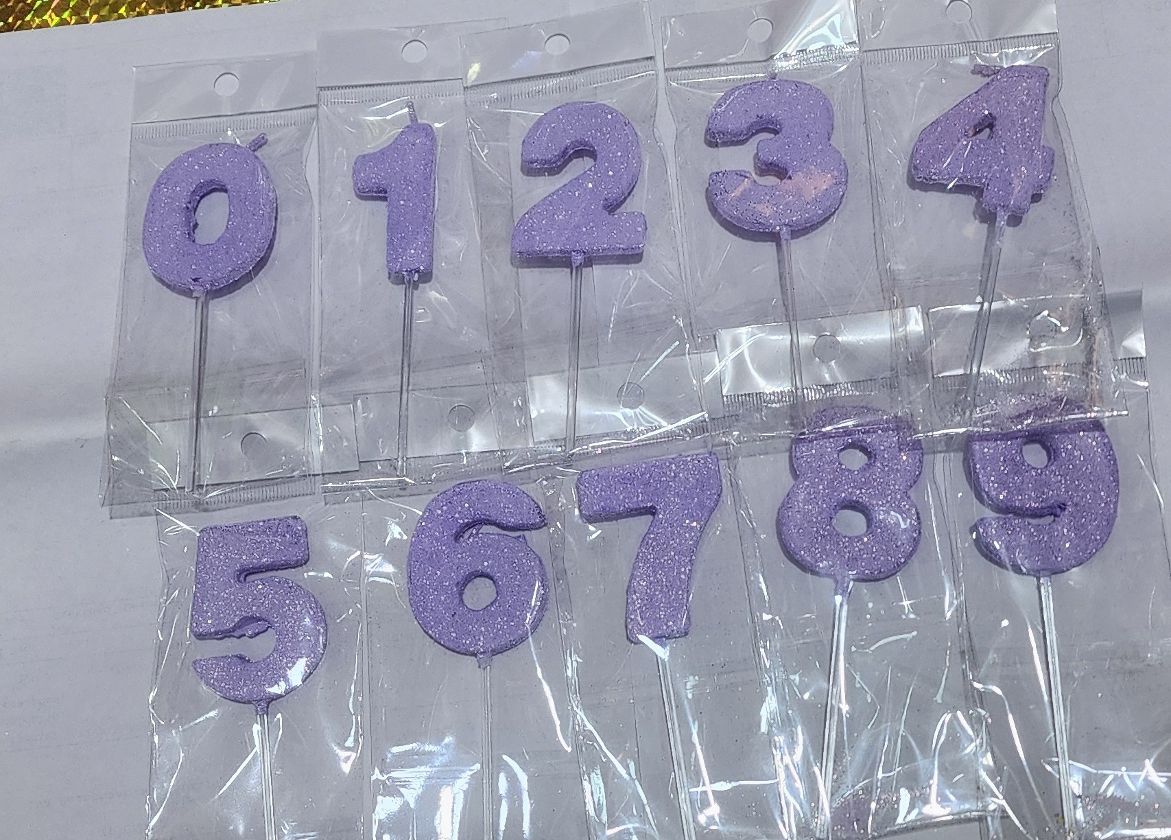 Velas Gibre de Numeros - Imagen 2