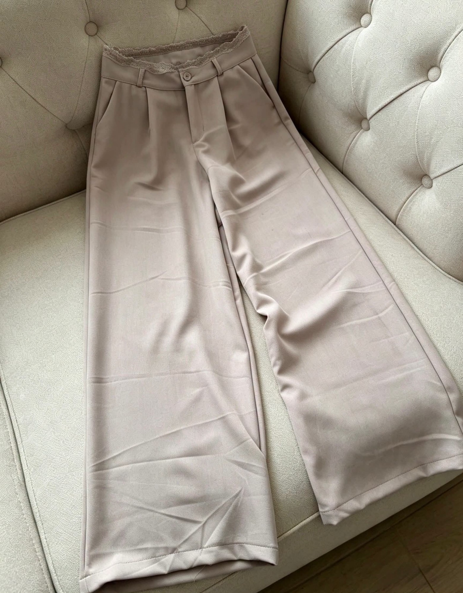 Maxi Palazo Sastrero con Encaje Tendencia - Imagen 4