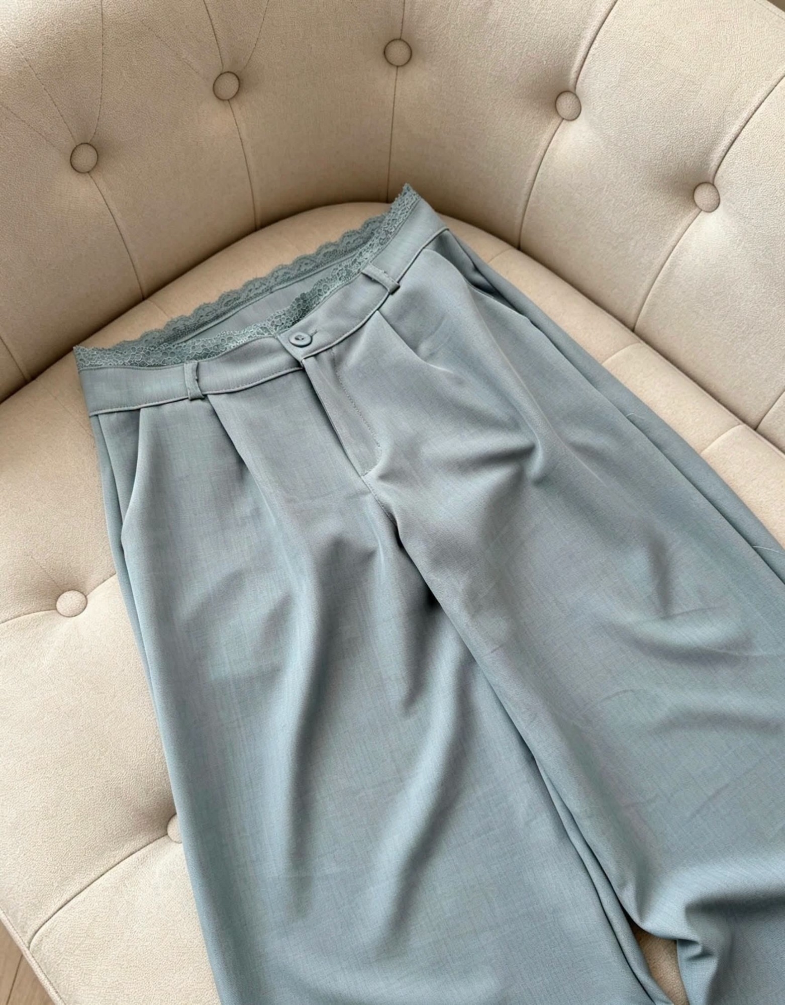 Maxi Palazo Sastrero con Encaje Tendencia - Imagen 5