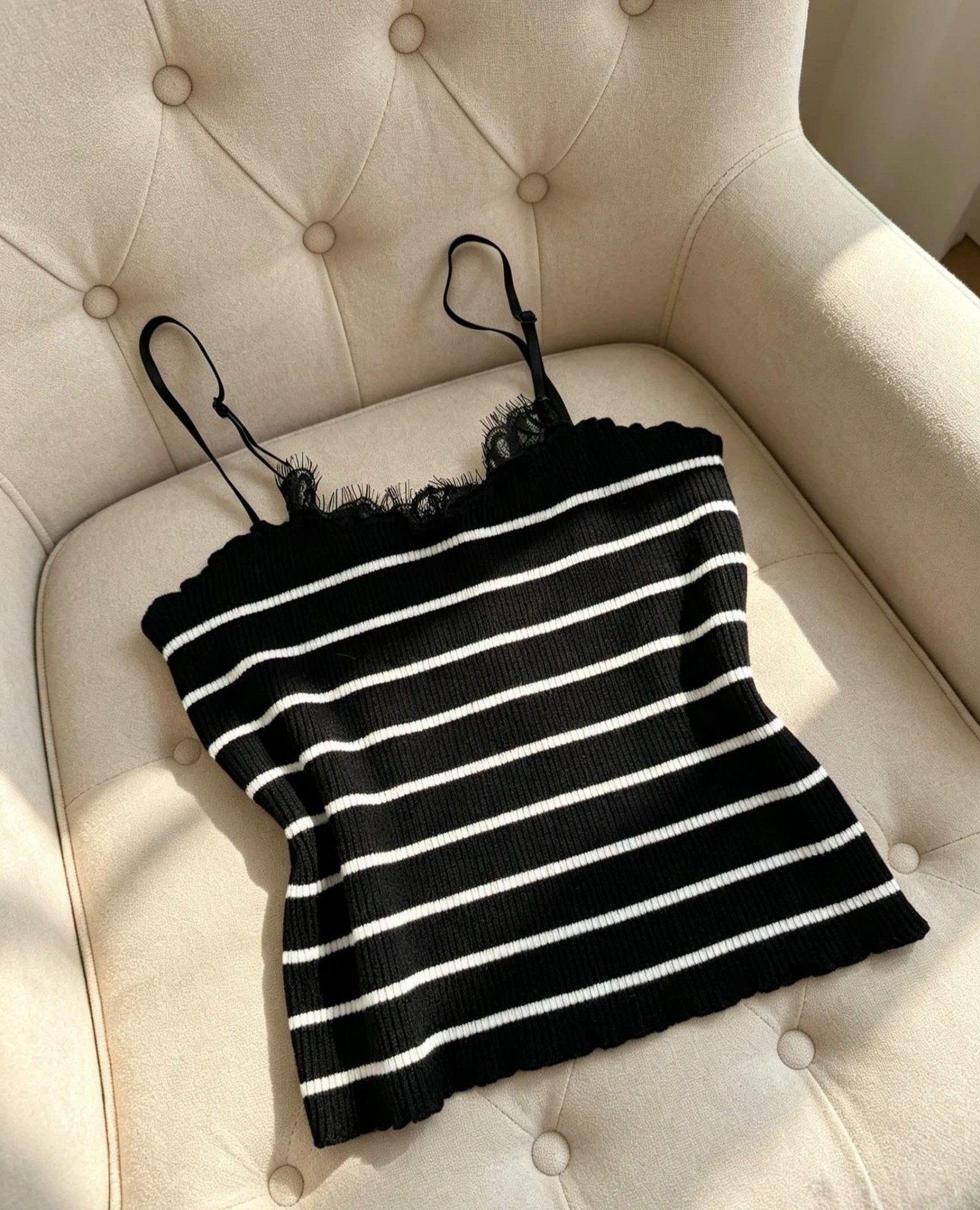 Musculosa Bremer con Puntilla y Bretel con Regulador - Imagen 3