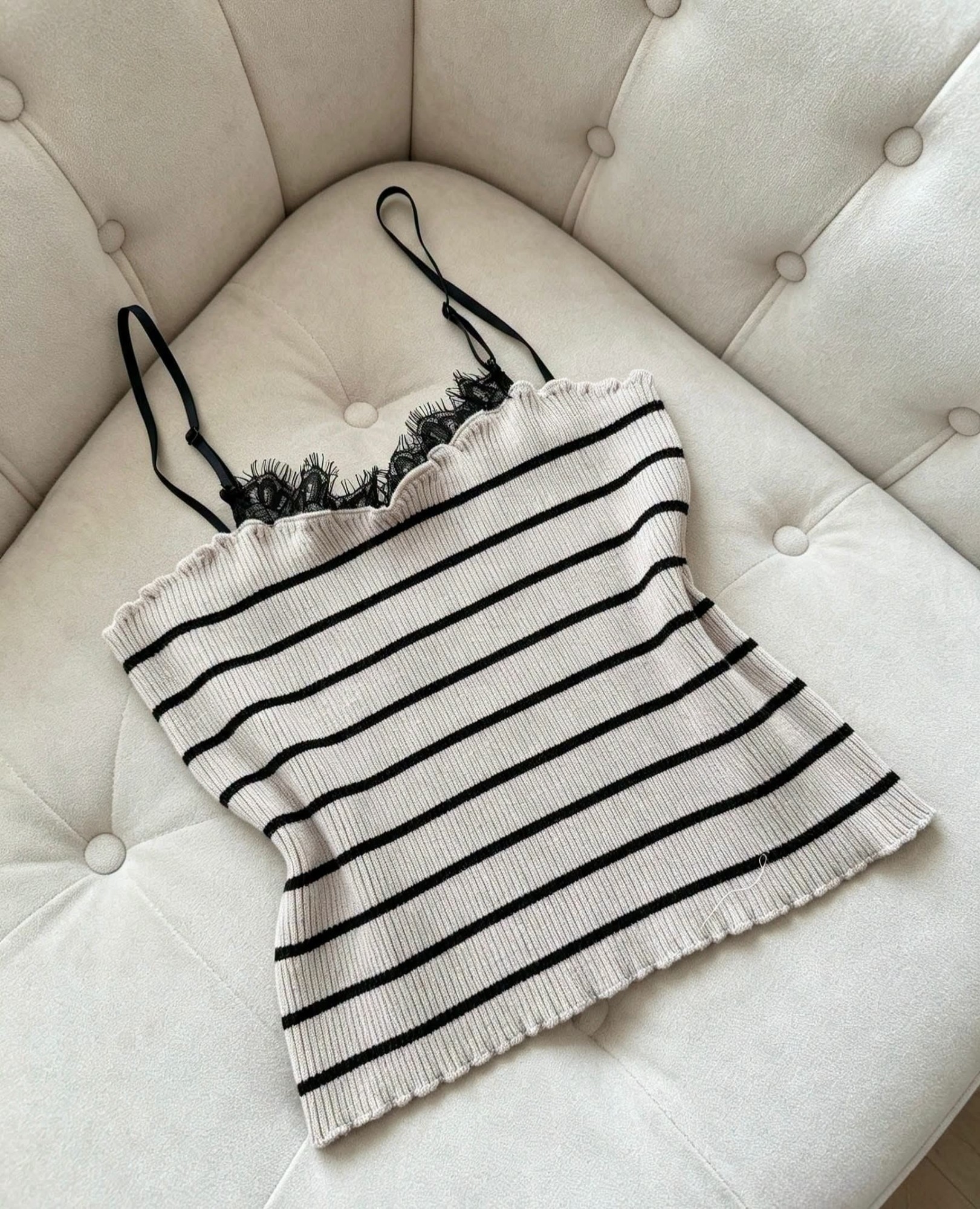Musculosa Bremer con Puntilla y Bretel con Regulador - Imagen 4
