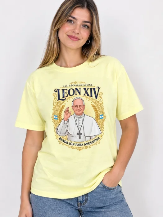 Remeras del Papa León