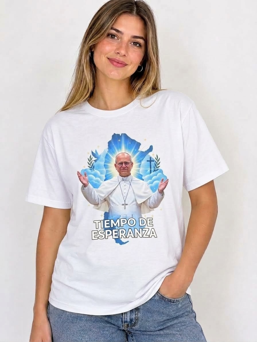 Remeras del Papa León - Imagen 2