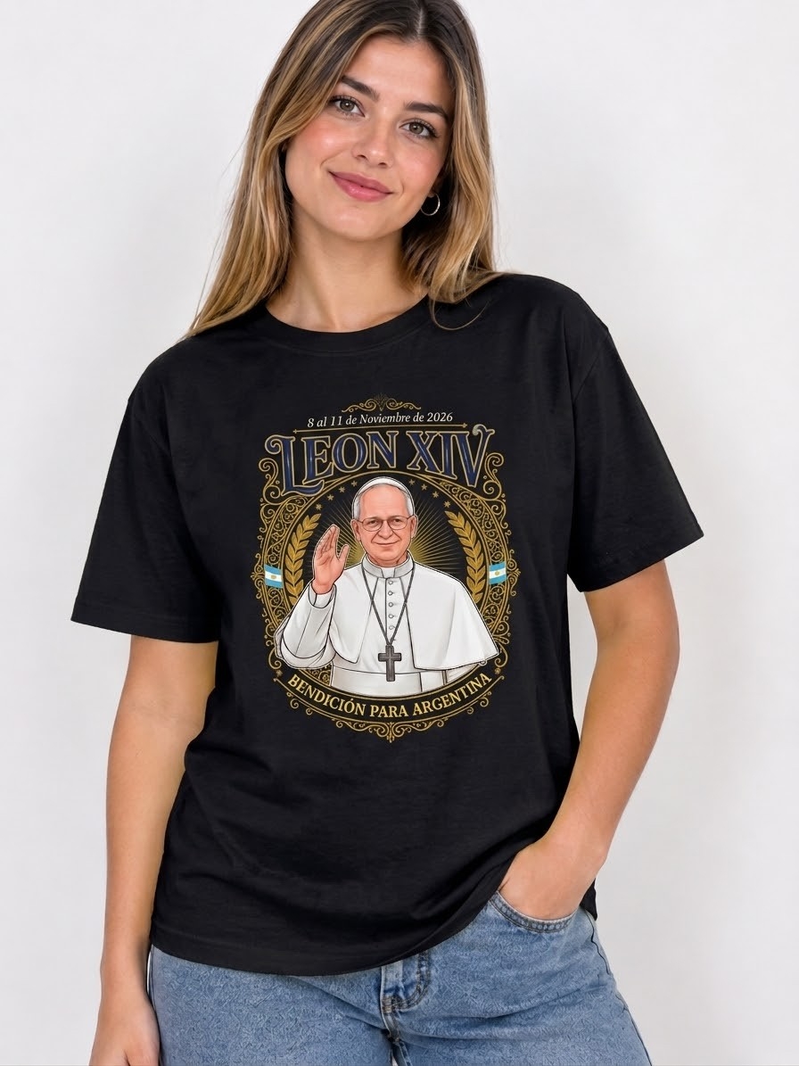 Remeras del Papa León - Imagen 3