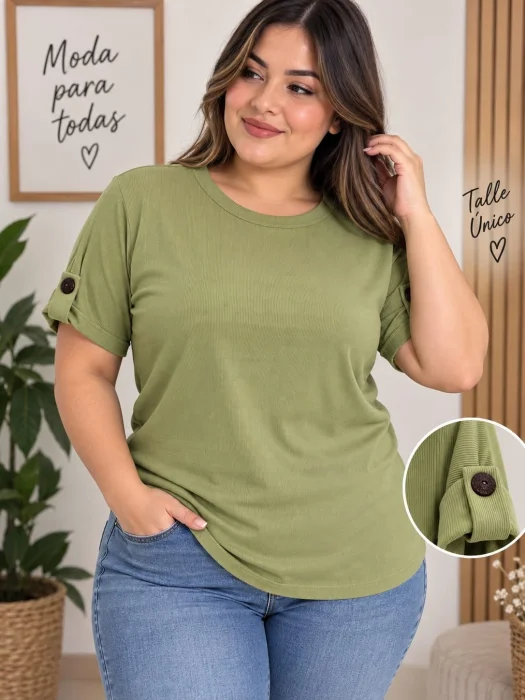 Remera Morley Soft Boton
