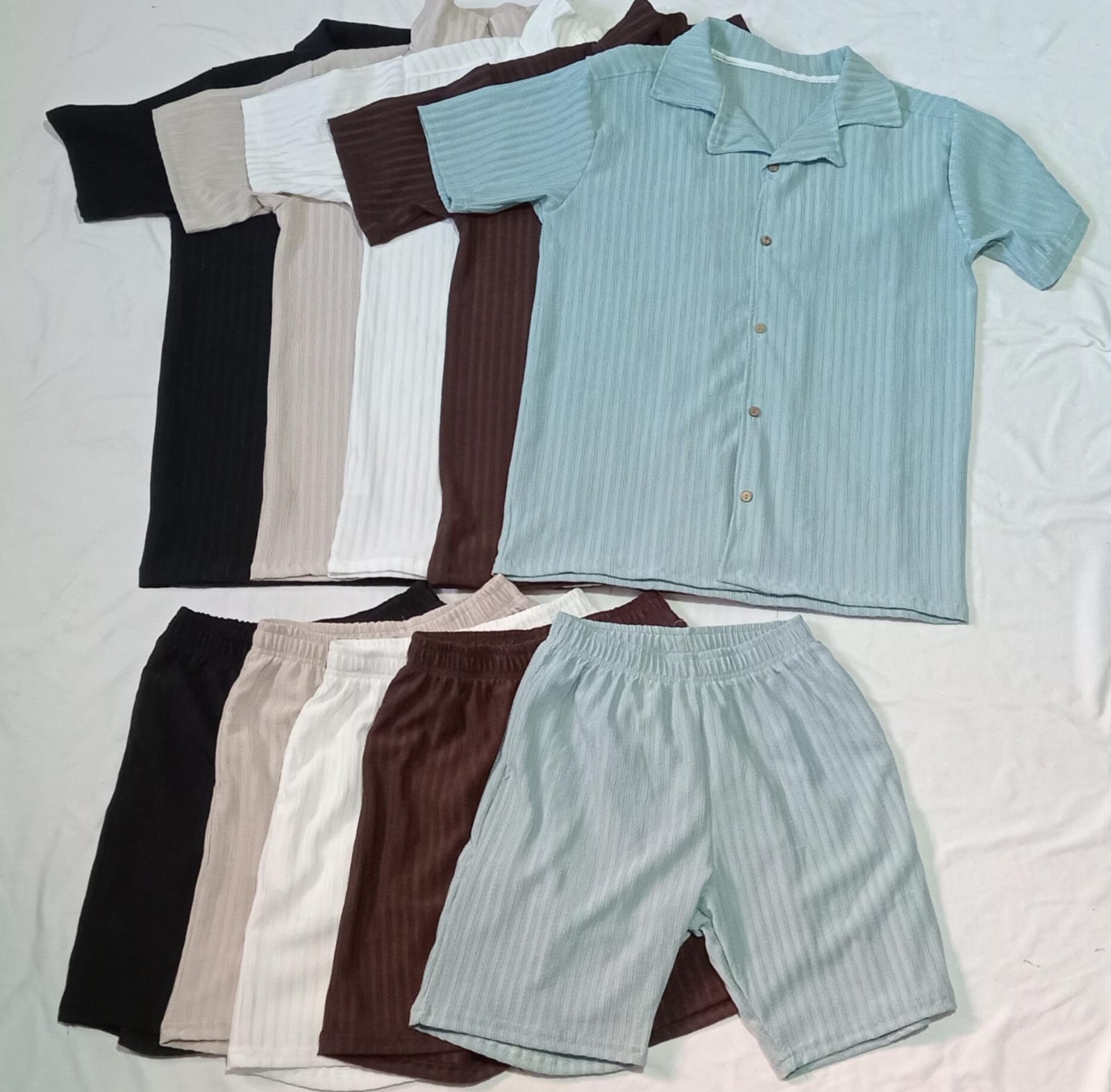 Conjunto Camisa de Hombre Cuello Cubano - Imagen 2