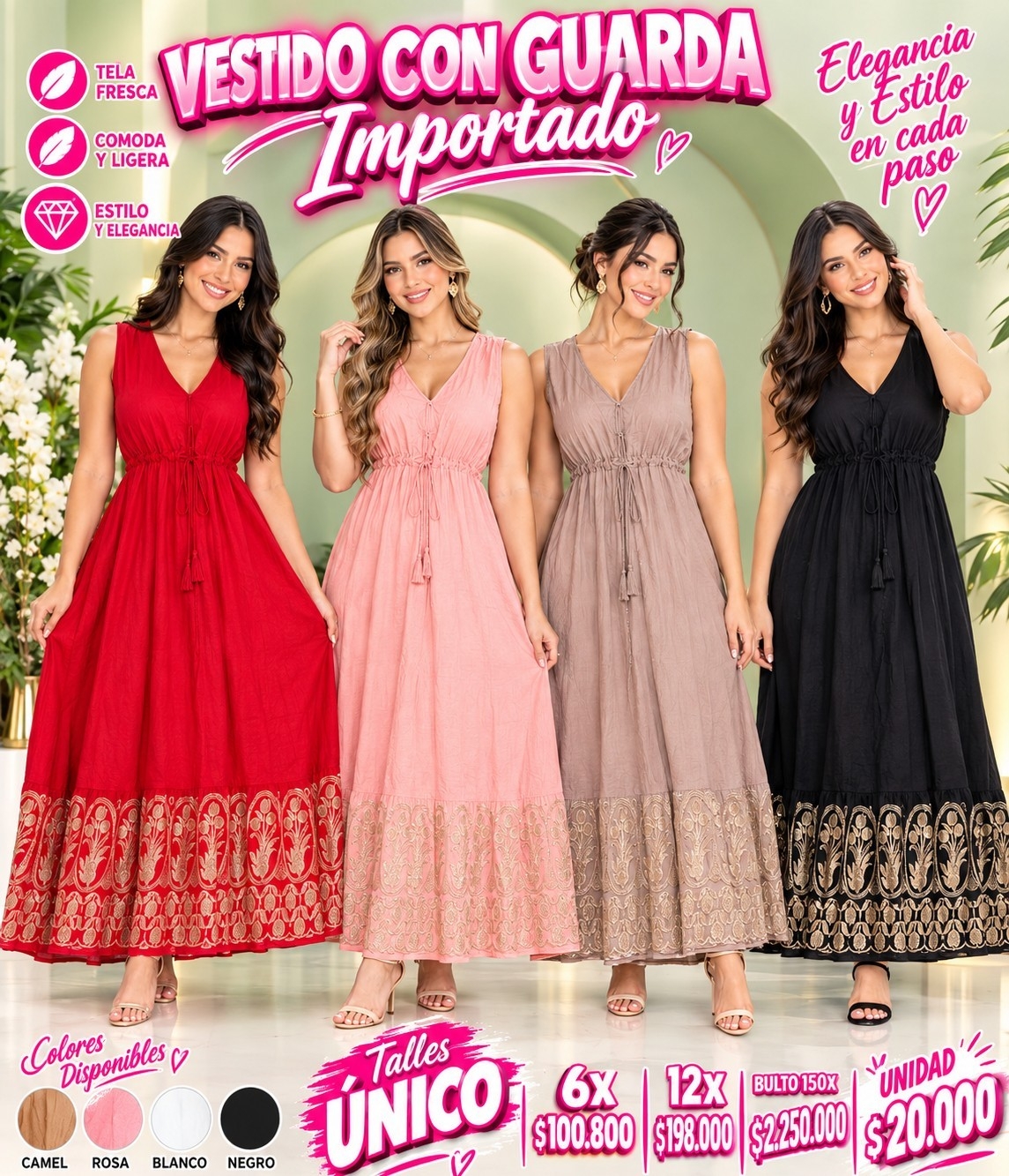 Vestido Importado Guarda - Imagen 2