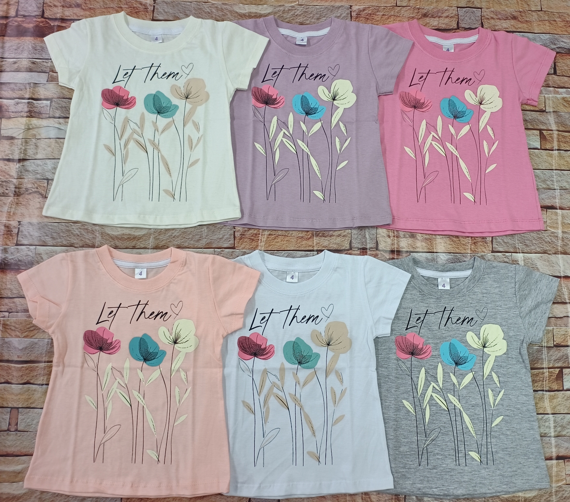 Remeras de Nena Algodón Peinado - Imagen 2