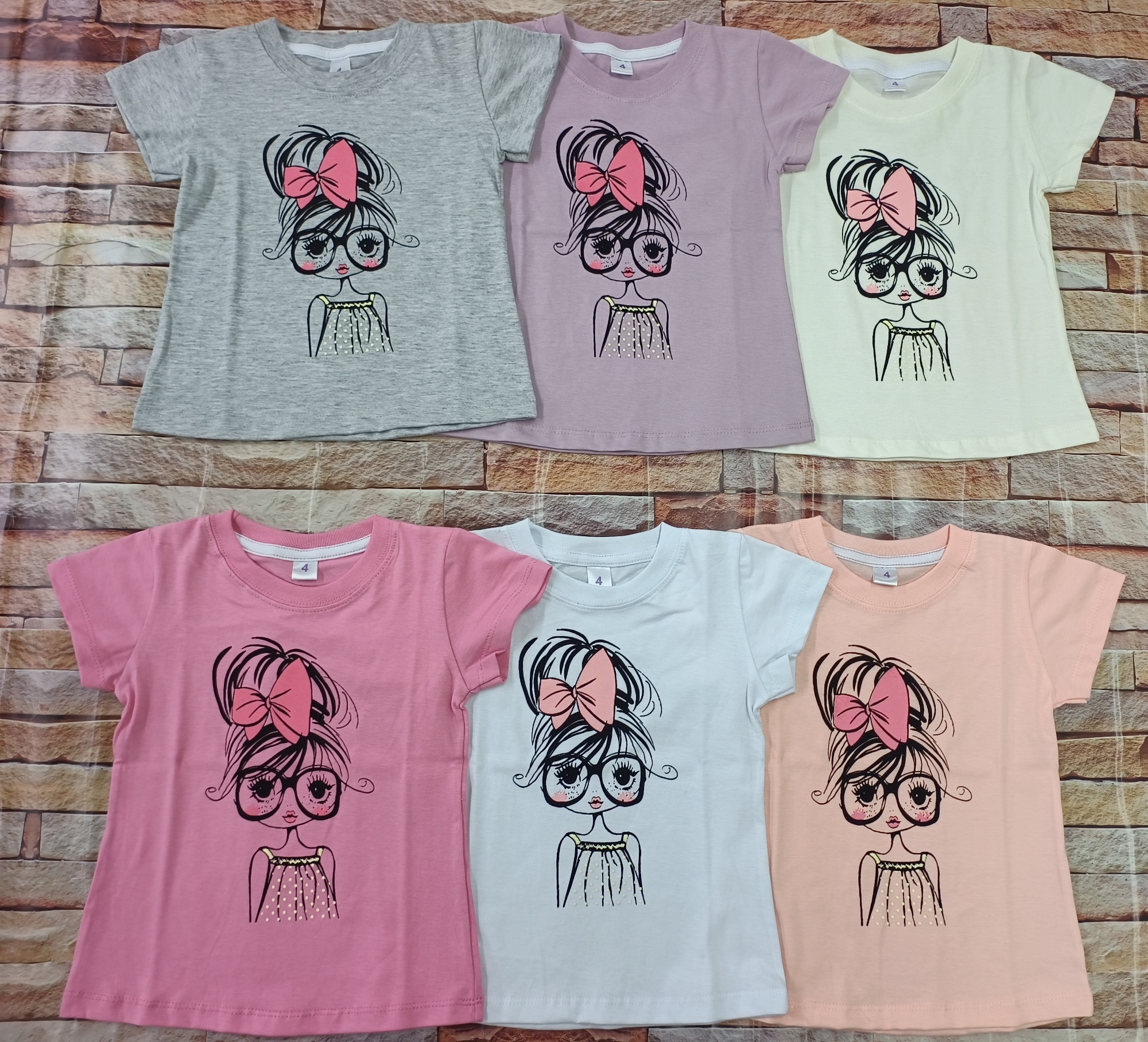 Remeras de Nena Algodón Peinado - Imagen 3