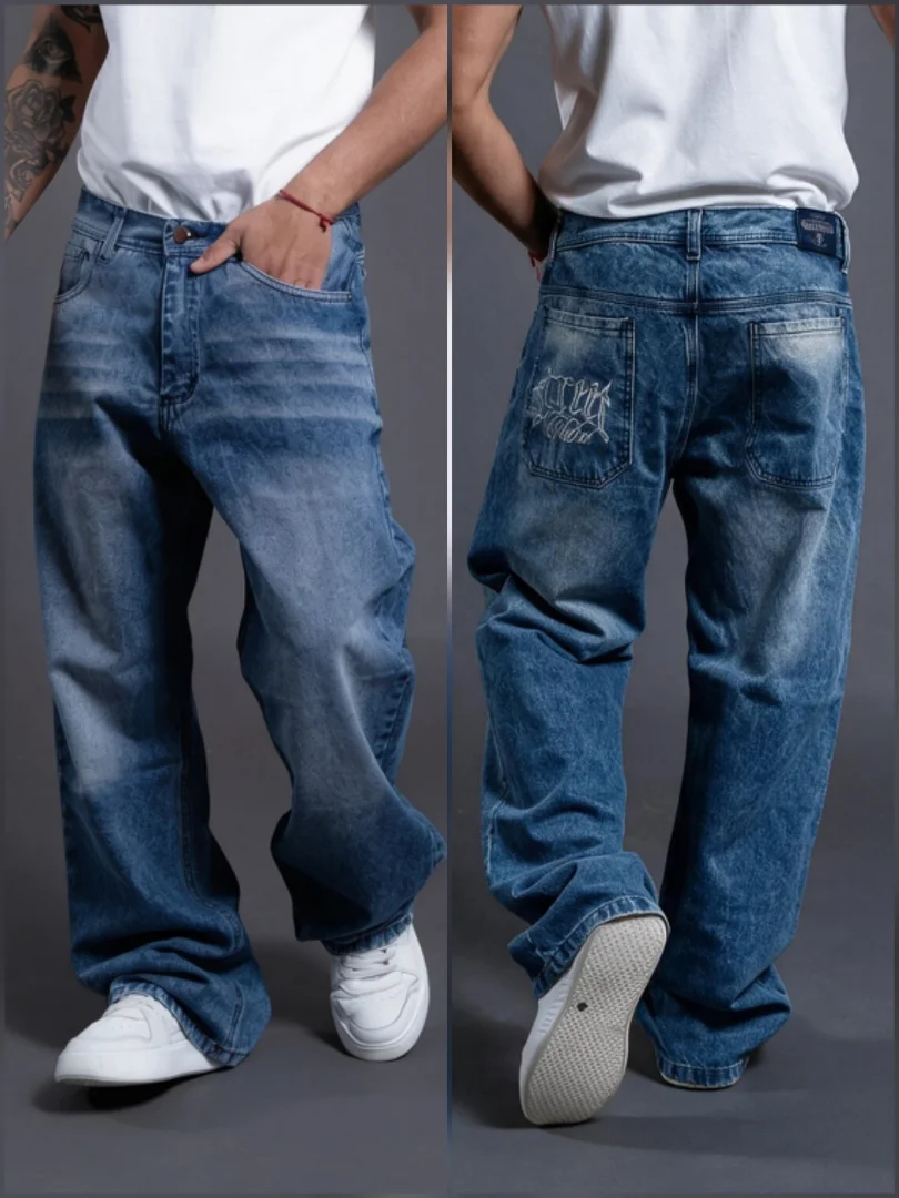 Pantalón Baggy Bordado Street - Imagen 1